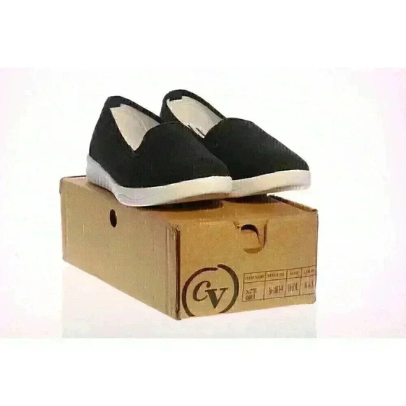 Women's Comfortview Comfort View Dottie Slip-On Sneakers Flats Black  #06957 - Picture 6 of 7